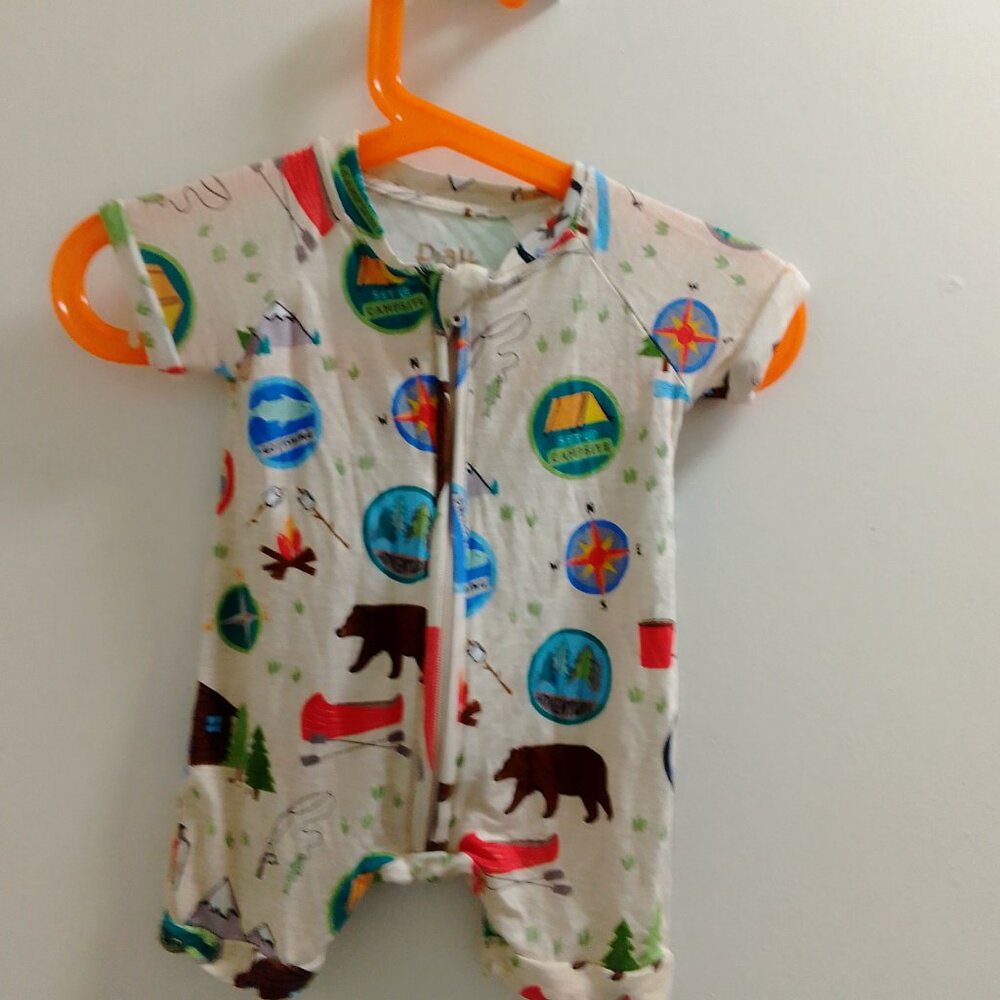 "Play By Little Sleepies" The Great Outdoors Romper